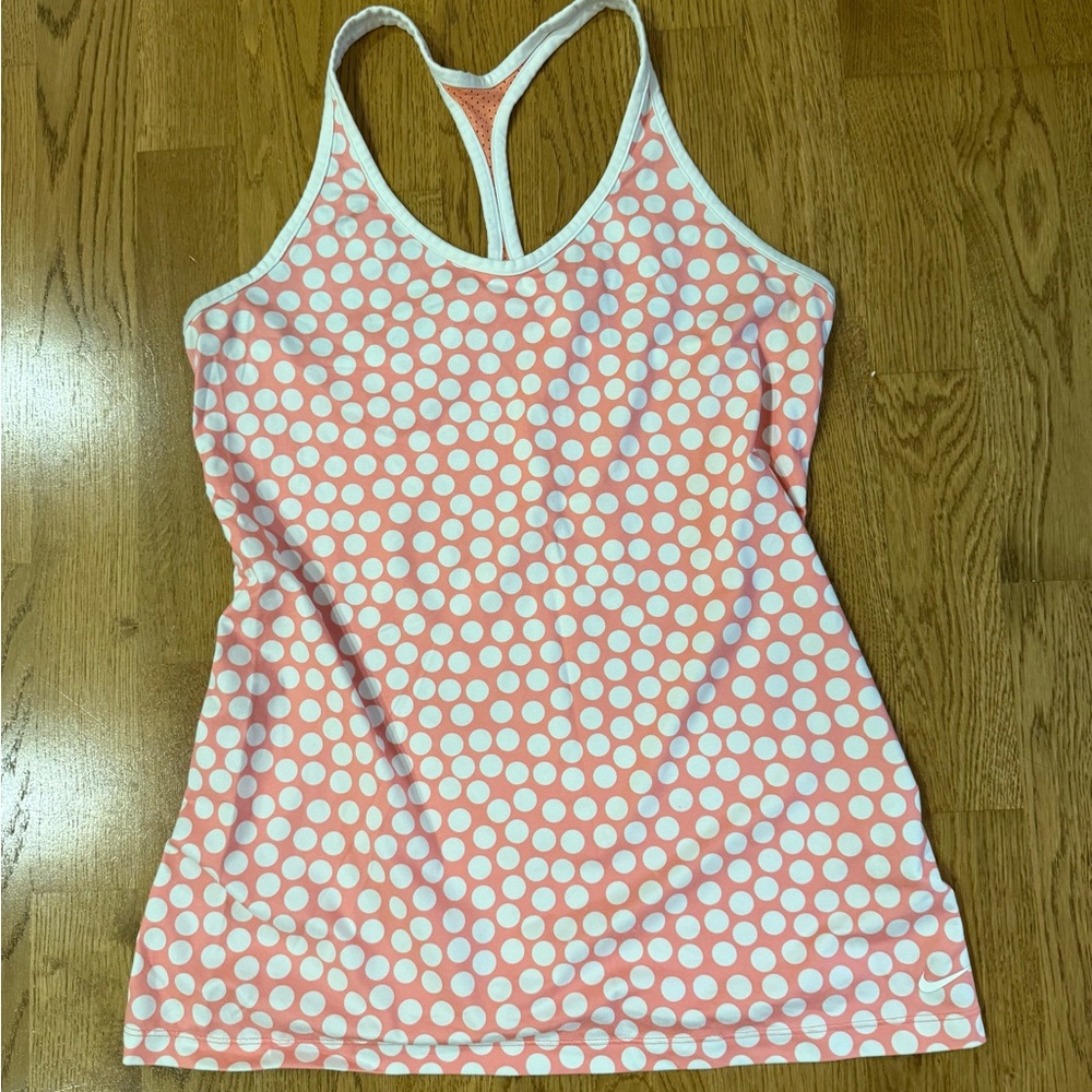 Nike Polka Dot Racerback Tank Top